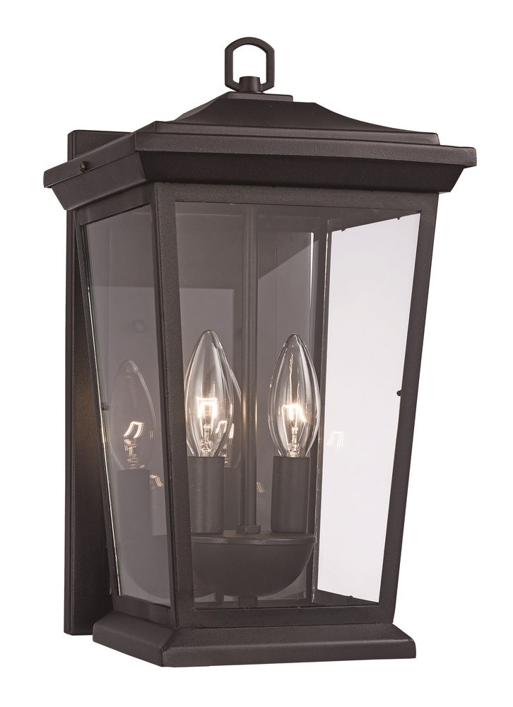 2LT OUTD WALL LANTERN TORCH ME